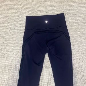 navy lululemon leggings